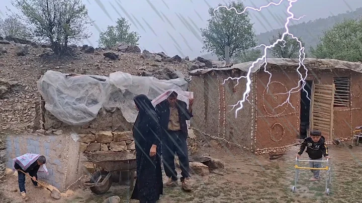 🌧️ Nomads under heavy rain and storms | The battle for survival