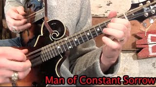 Video thumbnail of "Man of Constant Sorrow- Mandolin Lesson"