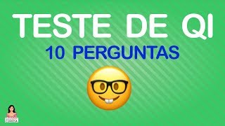 10 PERGUNTAS PARA TESTAR A SUA INTELIGÊNCIA - QI [ IncrivelMente Curiosa ] screenshot 1