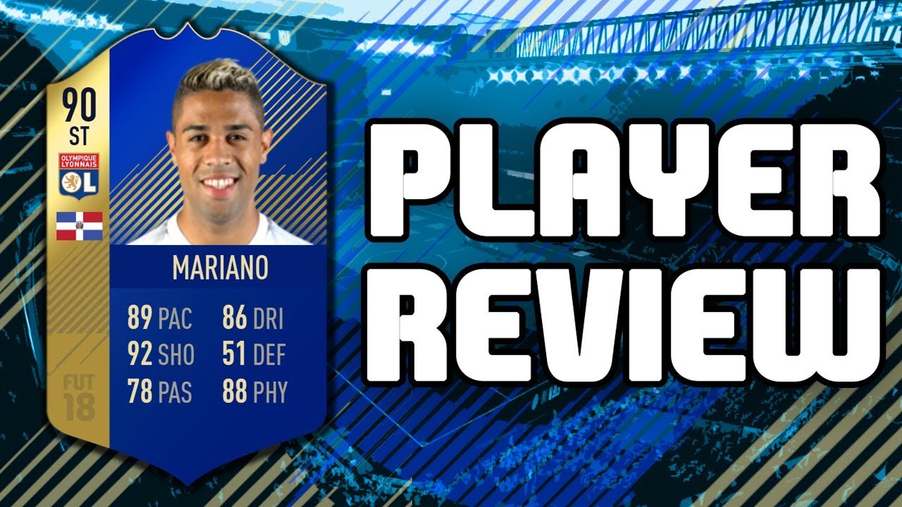 FIFA 18 - TOTS 90 RATED MARIANO PLAYER REVIEW!!! FIFA 18 ULTIMATE TEAM PLAYER REVIEW!!!