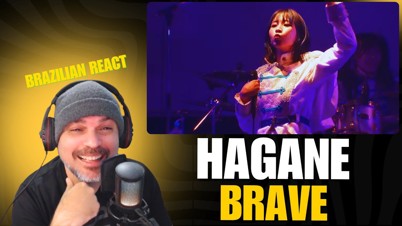 Reaction: HAGANE – BRAVE【LIVE Music Video】