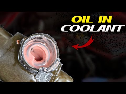 How To Fix Mix Engine Oil On Coolant Tank