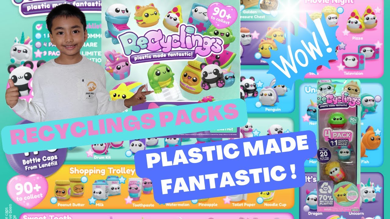 Recyclings toys set series 1 and series 2 | plastic made fantastic | Rajveer’s World