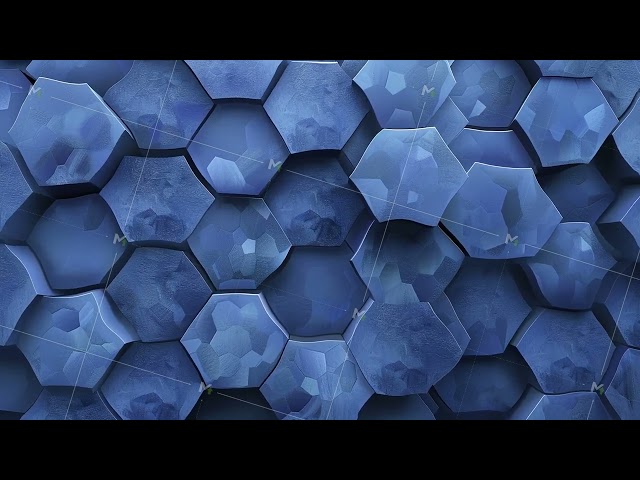 hexagona shape blue abstract modern pattern geometric art hi tech light business concept loop class=