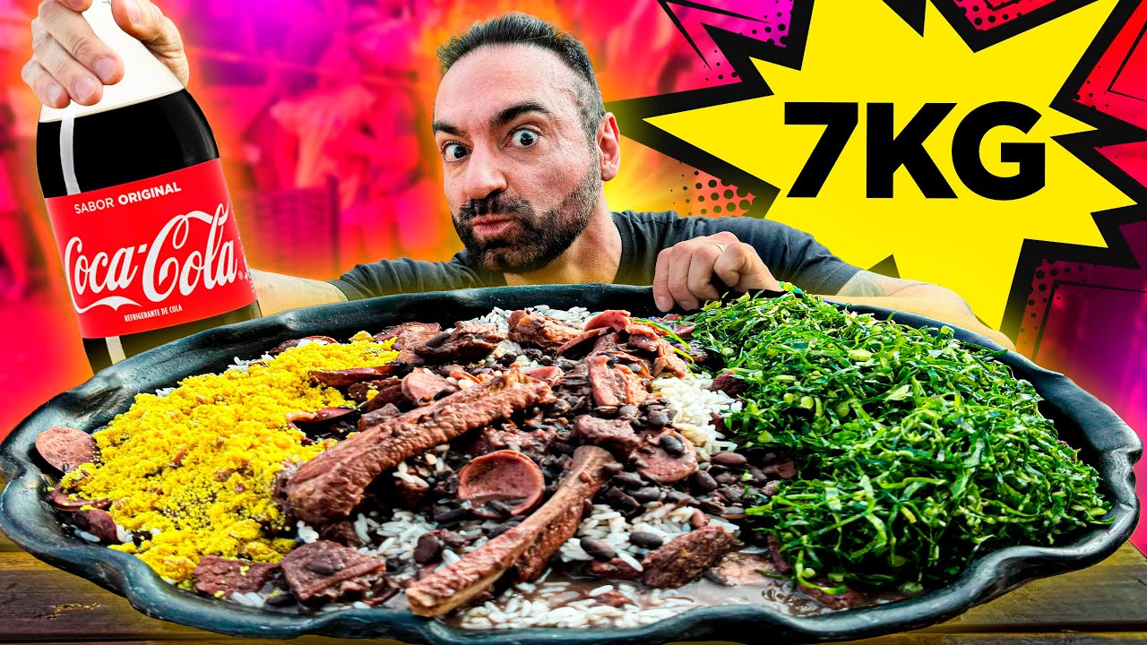 Enfrentei 5KG de FEIJOADA + 2L de Coca-Cola!