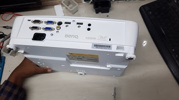 How to disassemble a BenQ projector