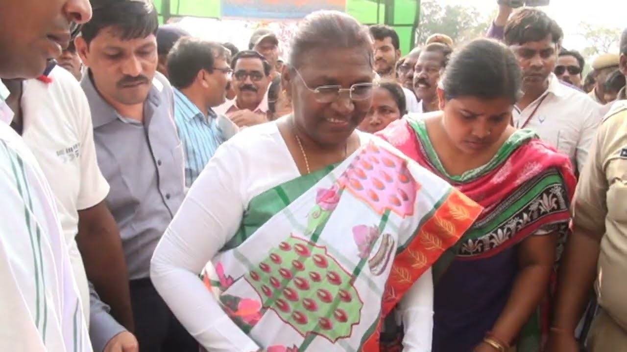 Rajpal Mrs  Draupadi Murmu daram dagh ar Disom Jaher jhij sagun