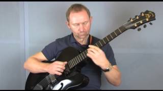 Ain't Misbehavin by Paul Matthews on a Martin CF2 Archtop Guitar chords