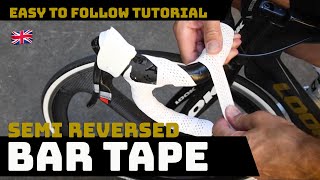 Perfect looking bar tape for the road cyclist: Semi Reversed Style