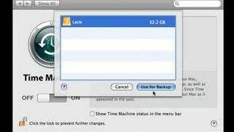 Mac OSX Leopard Time Machine Setup Guide