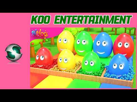 Learning Colors and Numbers Song | Colorful Eggs on the Farm | Nursery Rhymes & Kids Songs