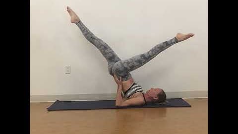 Pilates Mat Exercise: Scissors and Bicycle