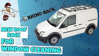 Fitting A Rhino Roof Rack  Window Cleaning Van