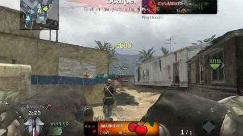 COD Black ops- Random tomahawk across the map