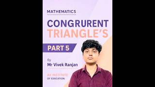 Congruent Triangles Part 5 : 9th Class Mathematics : AK Institute of Education #shorts