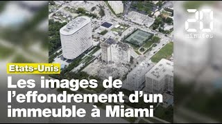 Etats-Unis: Les images impressionnantes de l'effondrement d'un immeuble à Miami