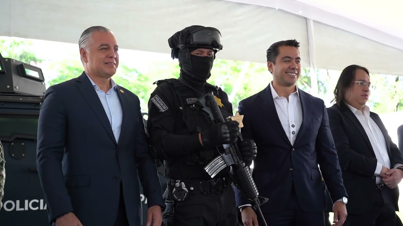 Honores a la Bandera en conmemoración de los primeros 27 años de la #SSPMQ