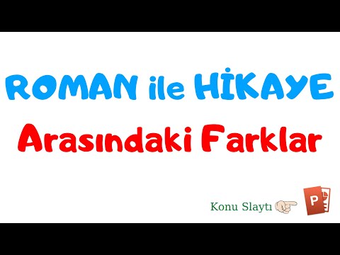 ROMAN ve HİKAYE Arasındaki Farklar I Roman ile Hikaye Karşılaştırması