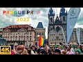 Prague pride 2022  rainbow parade through prague on saturday 13th of august  pride park  letn