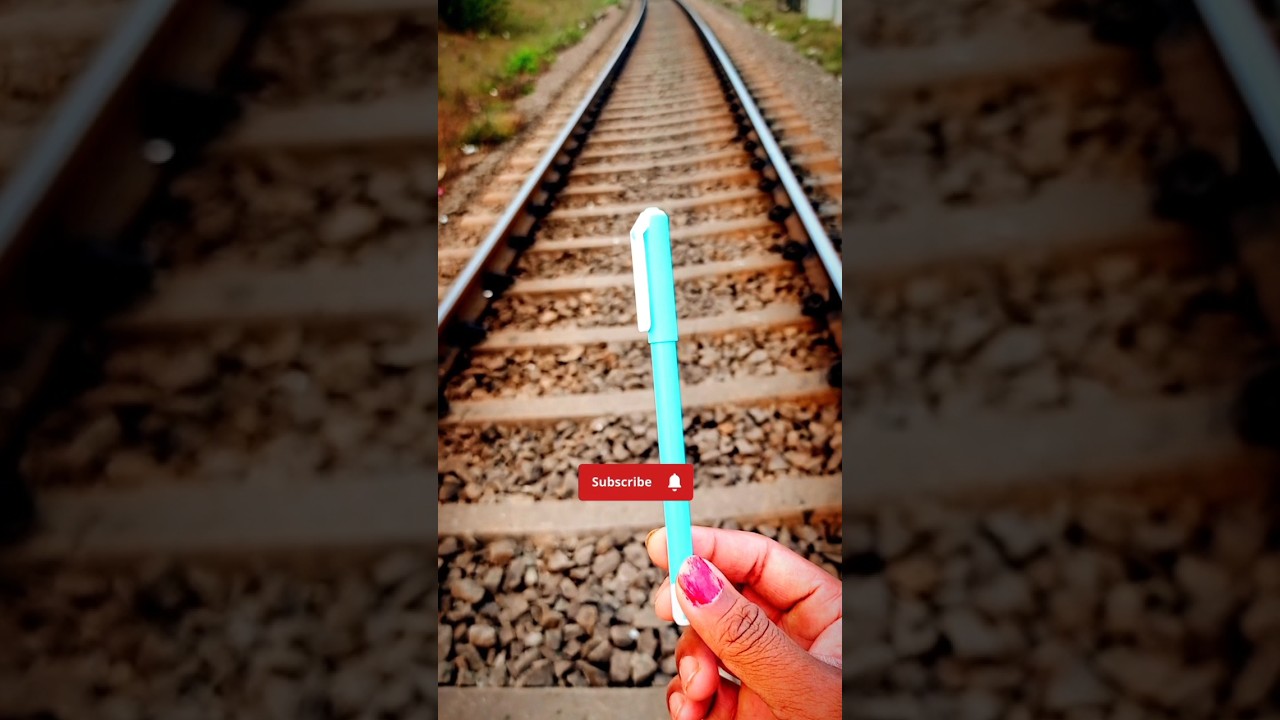 Train Vs Pen 🖋️🖊️🖋️ | Train Vs Blue Pen 🖊️🖊️🖊️ 