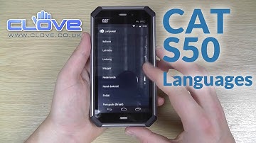 CAT S50 Languages