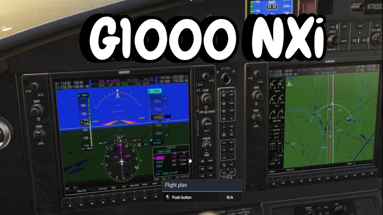 MSFS 2024 G1000 NXi Pro Flight – Autopilot to Runway, Manual Landing