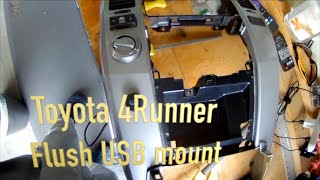How to install Flush Mounted USB port in your dash for $5 - Toyota tacoma/4runner