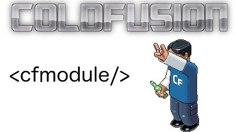 ColdFusion - Returning Data From CFMODULE