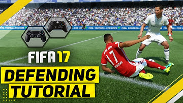 FIFA 17 DEFENDING TUTORIAL / How To Defend Effectively - BEST Way To TACKLE, CONTAIN & JOCKEY