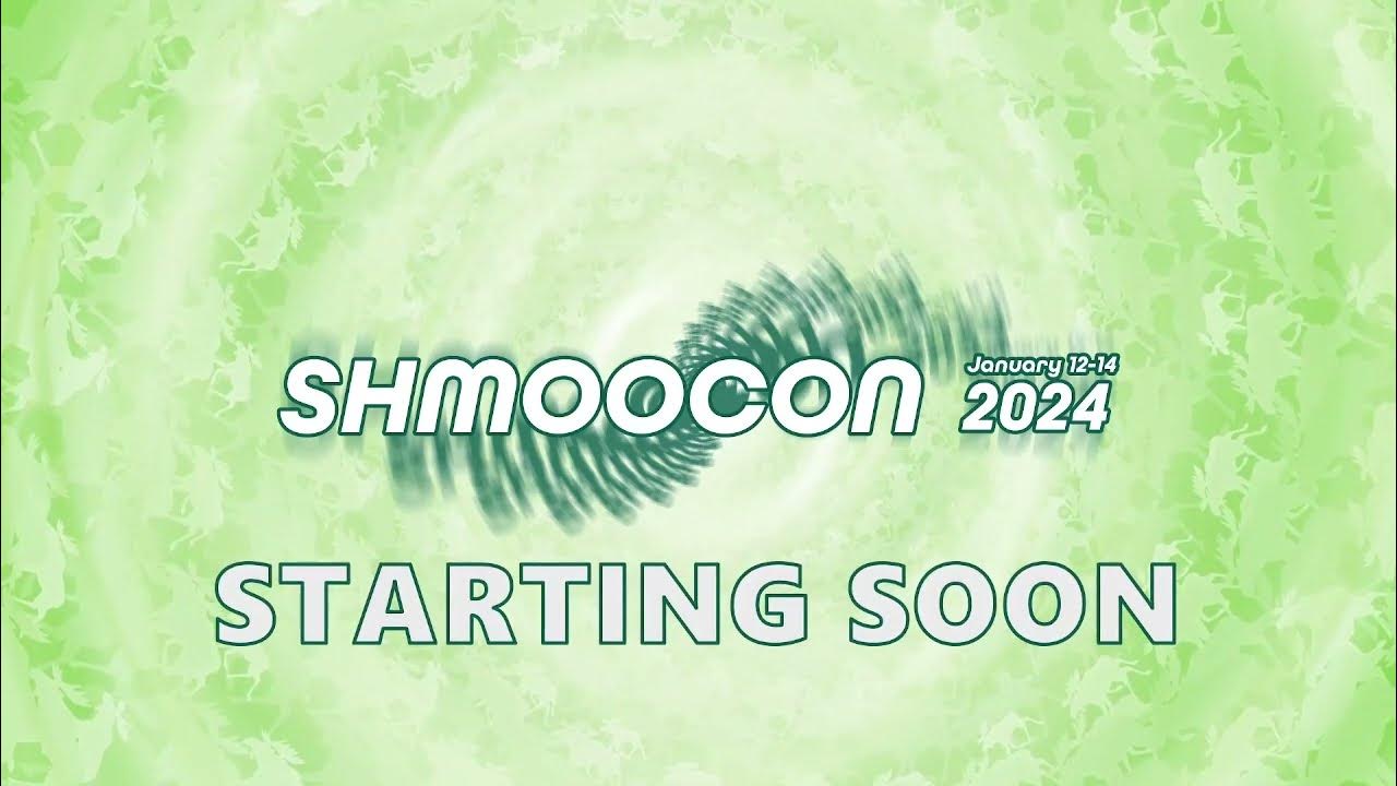 ShmooCon 2024 Day 2 BRING IT ON! Track - YouTube