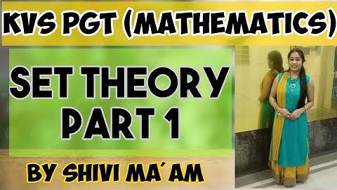 Sets ,relations and functions Part-1#kvs #pgt #mathematics