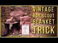 Astuce de couverture de scout vintage