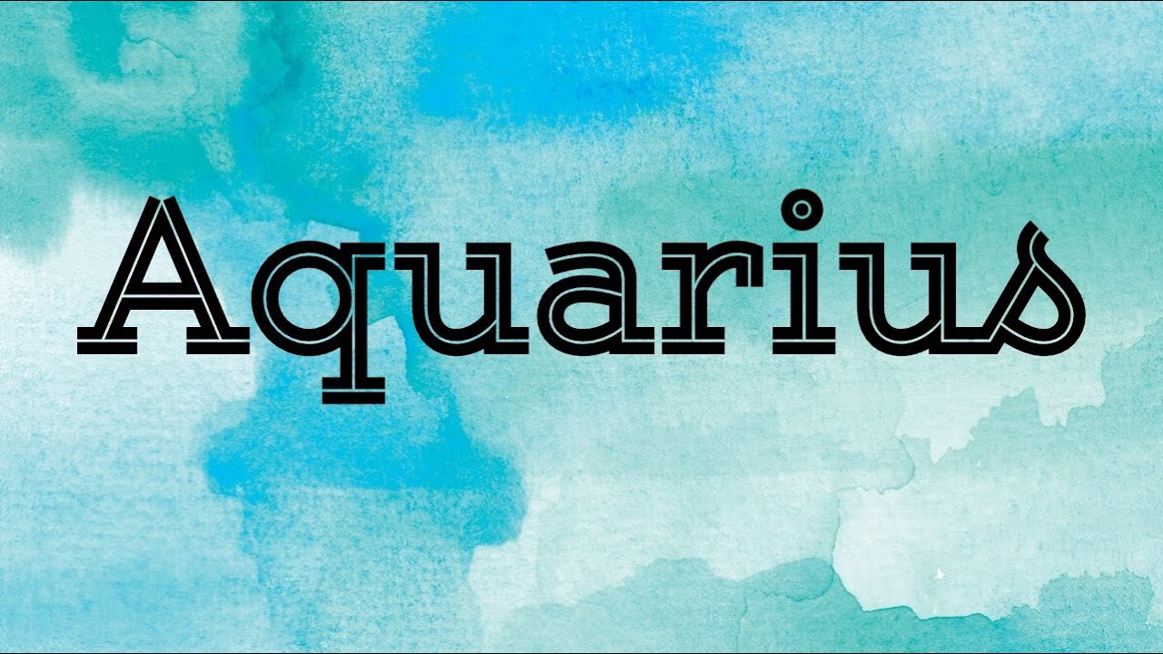 Aquarius: You Have NOTHING To Fear. No Need to Fear Success! - YouTube