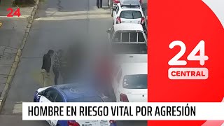 Discusión tras choque: hombre en riesgo vital por brutal agresión