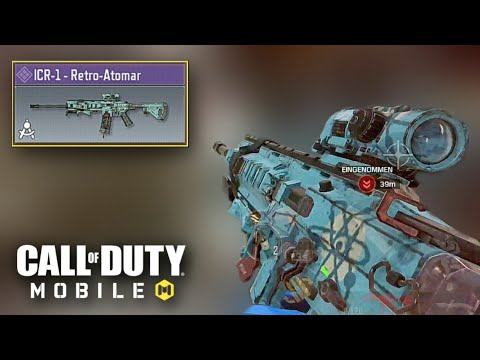 New Call Of Duty Mobile New Weapon Icr 1 Retro Nuclear In Codm Free 1st Gameplay Hd Youtube