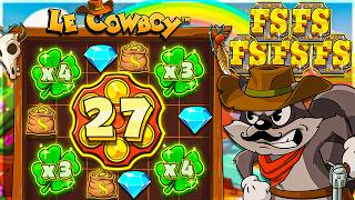 27 BULLETS On LE COWBOY SLOT!! (5 SCATTER BONUS)