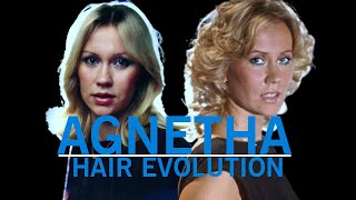 Evolution of Agnetha Fältskog's Hair (During ABBA