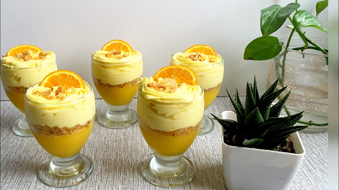 تحلية البرتقال 🍊تحلية راقية باردة ومنعشة خفيفة وبنتها روعة