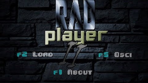 RAD Player II - DOS - AdLib Module Player