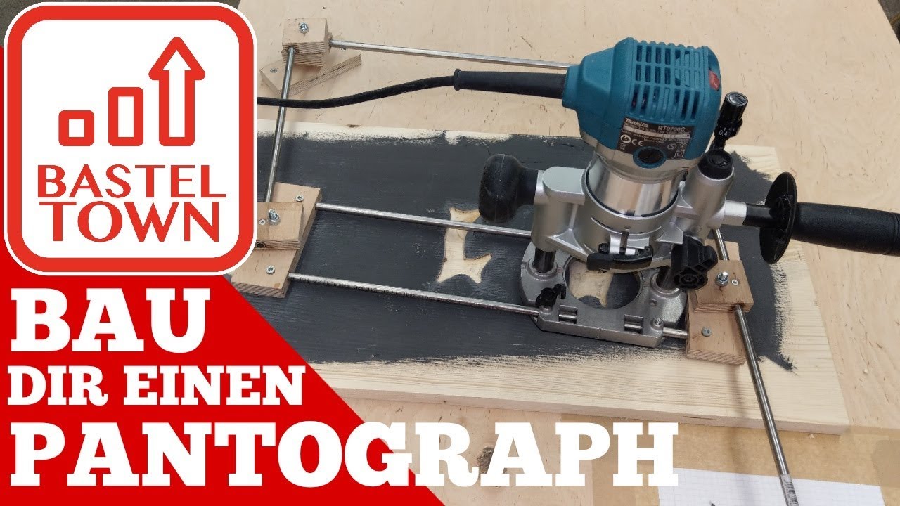 Buchstaben aus Holz fräsen: Pantograph selber bauen mit ...