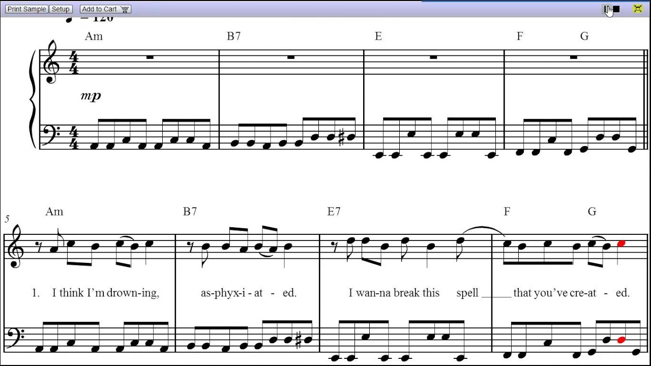 Time Is Running Out By Muse Piano Sheet Music Teaser YouTube
