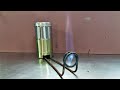 Copper coil burner