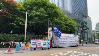 Samsung union in South Korea stages first walkout | REUTERS