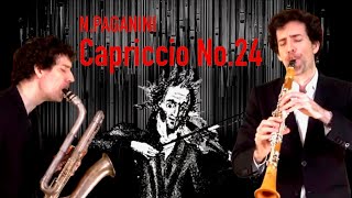 PAGANINI Caprice n24 | Nicolas BALDEYROU clarinet ensemble !