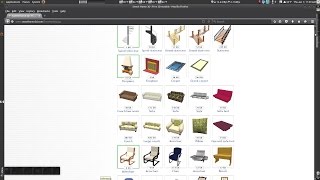 Sweet Home 3D – Importing 3D furniture models