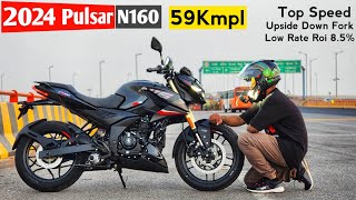 2024 Bajaj Pulsar N160 Detailed Review | New Features, Mileage, Top Speed, Low Emi Finance