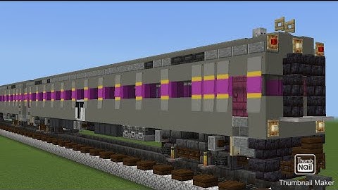 Minecraft MBTA Comet Coach & Cab Car Tutorial