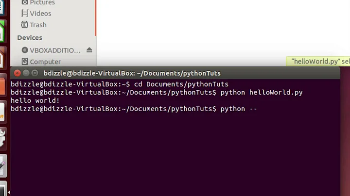 How To Run Python In Linux(Ubuntu) Terminal - py1