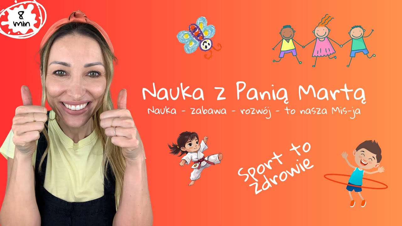 Ruch to zdrowie Twojego dziecka |  Rytmiczna rozgrzewka w podskokach | Muzyczna gimnastyka