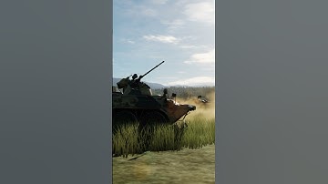 A-10 Warthog gun run on hostile armor #dcs #a10 #army